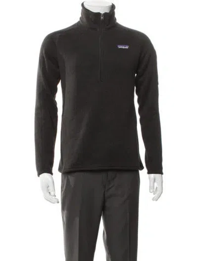 Pre-owned Patagonia Mock Neck Sweater In Gray