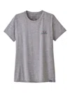 Patagonia Mountain-print T-shirt In Gray