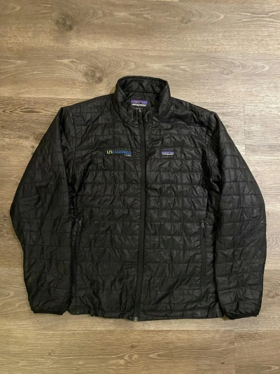 Pre-owned Patagonia Nano Puff Jacket In Black