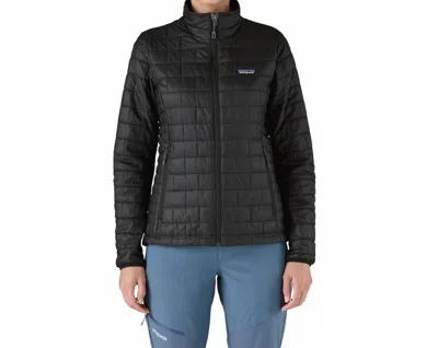 Patagonia Nano Puff Jacket In Black