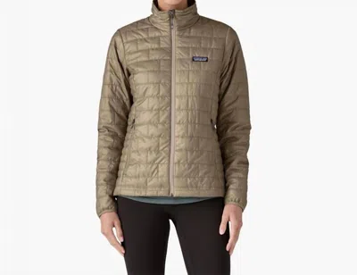 Patagonia Nano Puff Jacket In Seabird Grey In Brown