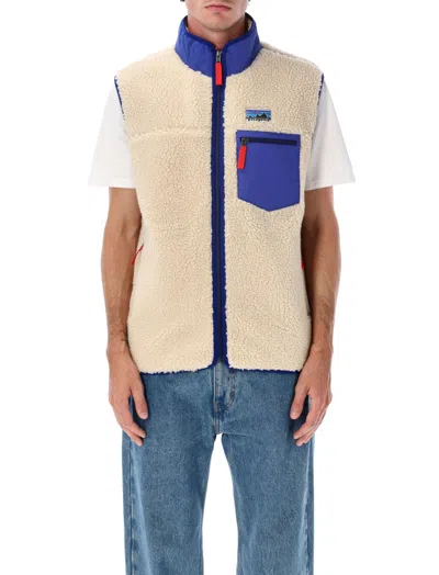 PATAGONIA NATURAL STAND COLLAR LOGO VEST