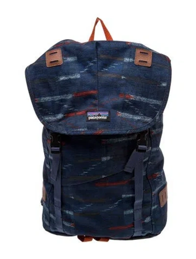 Pre-owned Patagonia Nylon Backpack In Blue