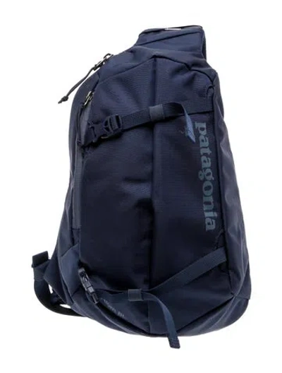Pre-owned Patagonia Nylon Backpack In Blue