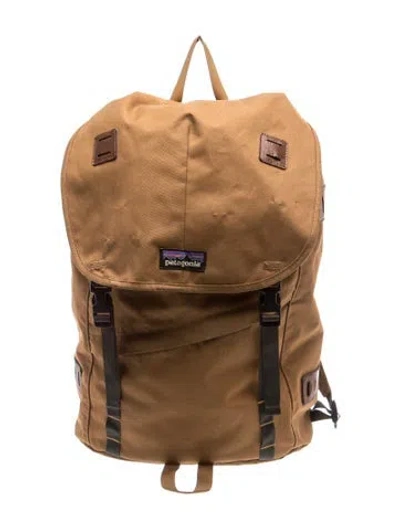 Pre-owned Patagonia Nylon Backpack In Brown