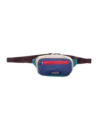 Pre-owned Patagonia Nylon Belt Bag In Blue