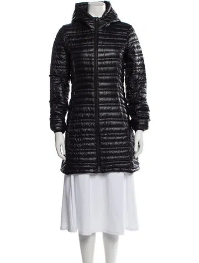 Pre-owned Patagonia Nylon Down Coat In Black