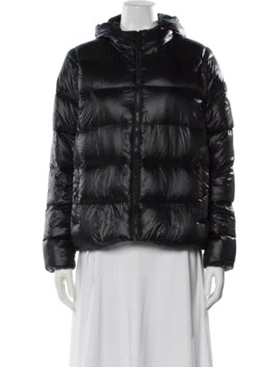 Pre-owned Patagonia Nylon Down Coat In Black