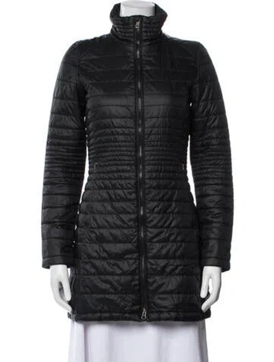 Pre-owned Patagonia Nylon Down Coat In Black