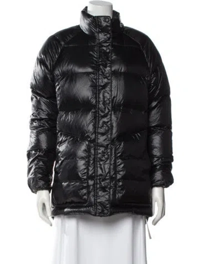 Pre-owned Patagonia Nylon Down Jacket In Black