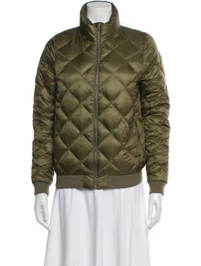 Pre-owned Patagonia Nylon Down Jacket In Green