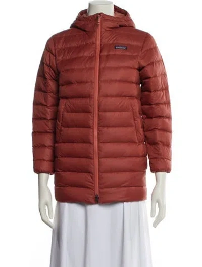 Pre-owned Patagonia Nylon Down Jacket In Pink