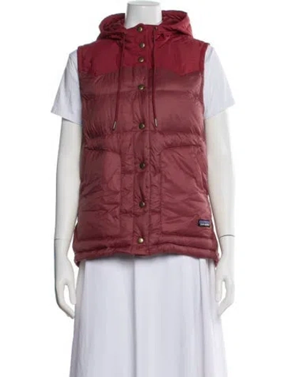 Pre-owned Patagonia Nylon Down Jacket In Red