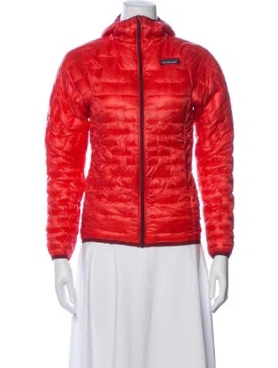Pre-owned Patagonia Nylon Down Jacket In Red