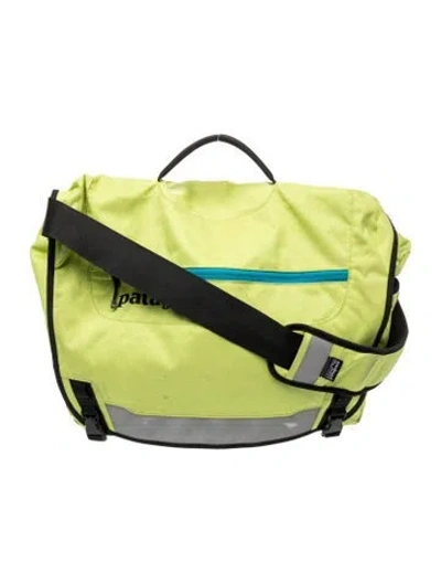 Pre-owned Patagonia Nylon Messenger Bag In Green