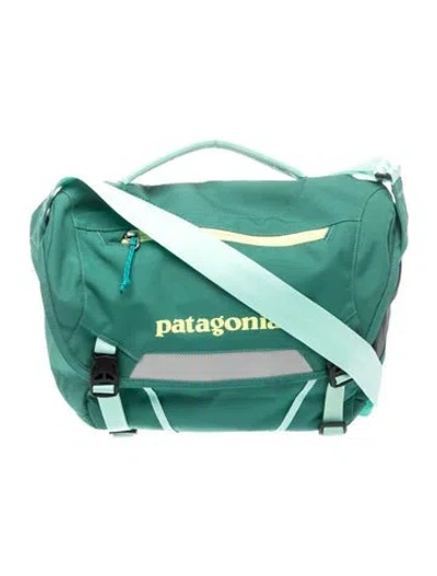 Pre-owned Patagonia Nylon Messenger Bag In Green
