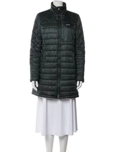 Pre-owned Patagonia Nylon Parka In Green