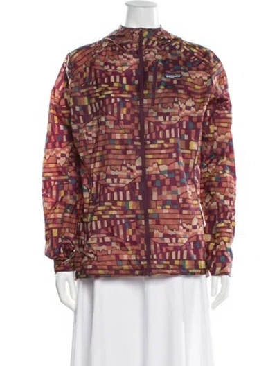 Pre-owned Patagonia Nylon Patterned Jacket In Multi