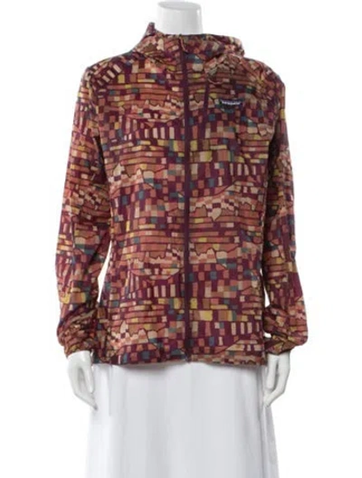 Pre-owned Patagonia Nylon Patterned Performance Jacket In Multi