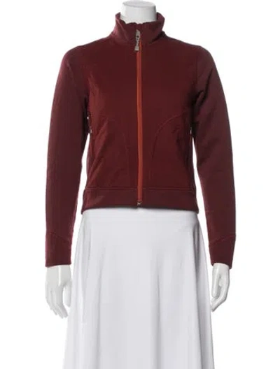 Pre-owned Patagonia Nylon Performance Jacket In Burgundy