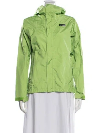 Pre-owned Patagonia Nylon Performance Jacket In Green