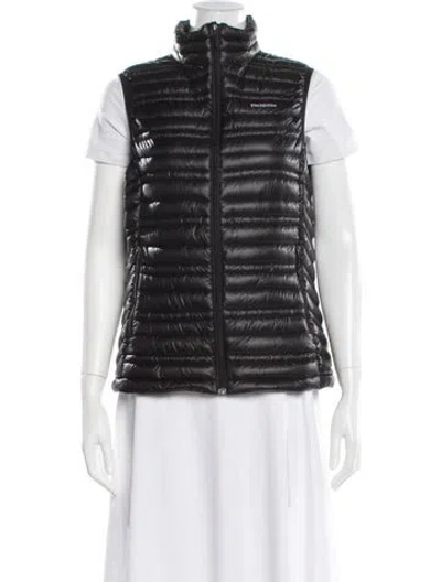Pre-owned Patagonia Nylon Vest In Black