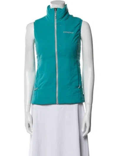 Pre-owned Patagonia Nylon Vest In Blue