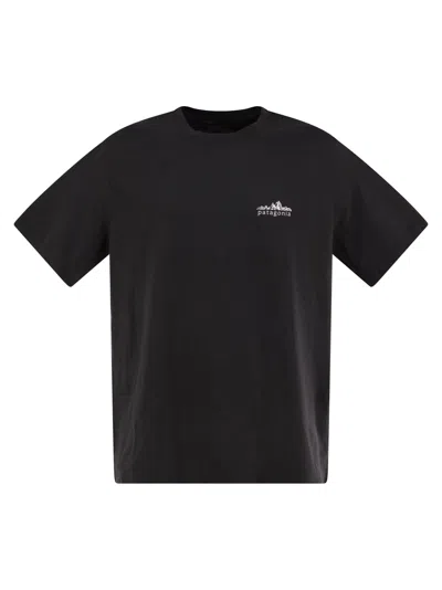 Patagonia Organic Cotton Graphic T Shirt In Black