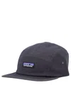 Patagonia Curved Brim Eyelet Vents Cap In Black