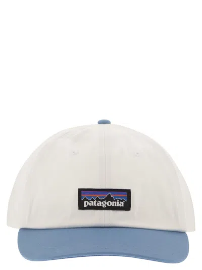 Patagonia P 6 Label Trad Cap With Visor And Logo In Red