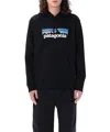Patagonia P-6 Logo Uprisal Hoody In Black