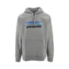 Patagonia P-6 Logo Uprisal Hoodie In Grey