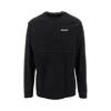 Patagonia Long-sleeved T-shirt In Recycled Cotton Blend With Graphic Print In Black