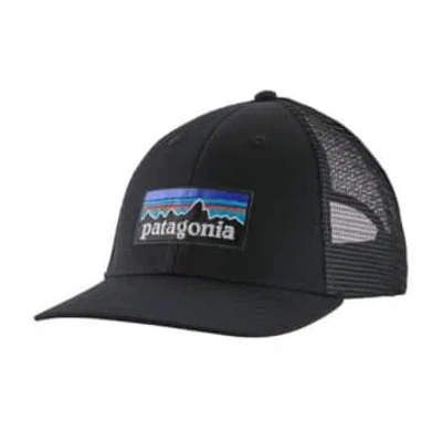 Patagonia P-6 Logo Lopro Trucker Hat Black