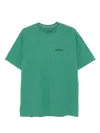 Patagonia Mens Responsibili-tee Logo-print Cotton-blend T-shirt Heartleaf Green In Green