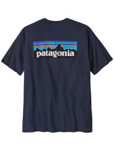 Patagonia P-6 Logo Responsibili-tee In Blue