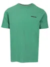 Patagonia Mens Responsibili-tee Logo-print Cotton-blend T-shirt Heartleaf Green In Green