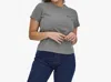 Patagonia P-6 Logo Responsibili-tee In Gravel Heather In Gray