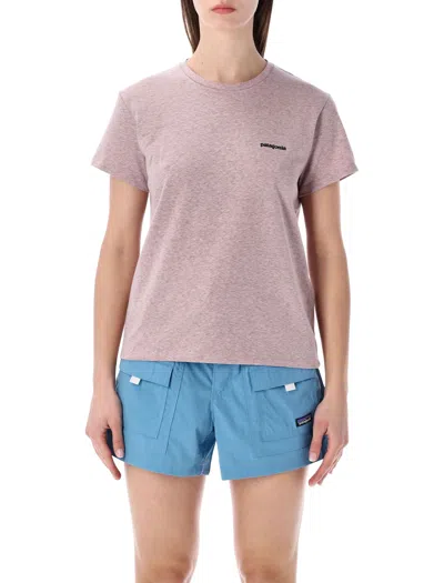 Patagonia P-6 Logo Responsibili-tee® In Pink