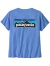 Patagonia P-6 Logo Resposibili-tee In Blue