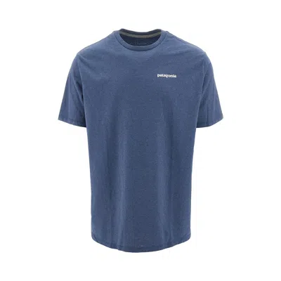 Patagonia 'p-6 Logo' Short-sleeved T-shirt In Blue