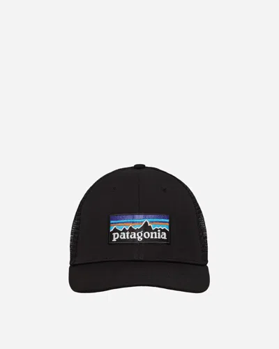 Patagonia P-6 Logo Trucker Hat In Black