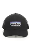 Patagonia P-6 Logo Trucker Hat Hats Black