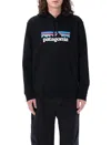 Patagonia P-6 Logo Uprisal Hoody In Black