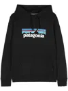 Patagonia P-6 Logo Uprisal Hoody In Black