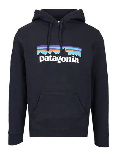 Patagonia Long-sleeved Hooded Sweater In Black