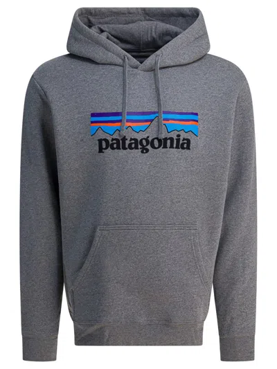 Patagonia "p-6 Logo Uprisal" Sweatshirt In Gray