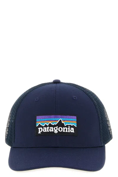 Patagonia 'p-6 Logo Trucker' Cap In Blue