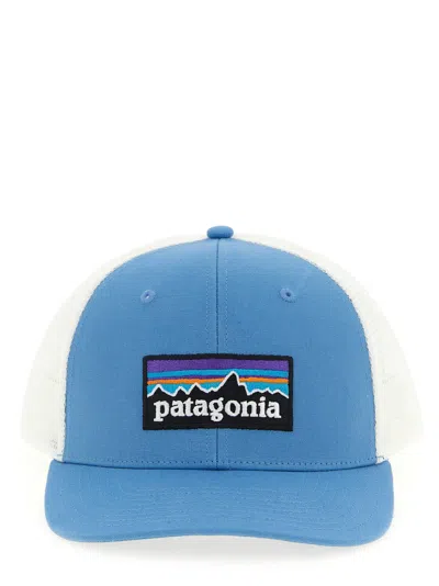 Patagonia 'p-6 Logo Trucker' Cap In Blue