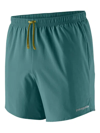 Patagonia Packable Running Shorts In Blue